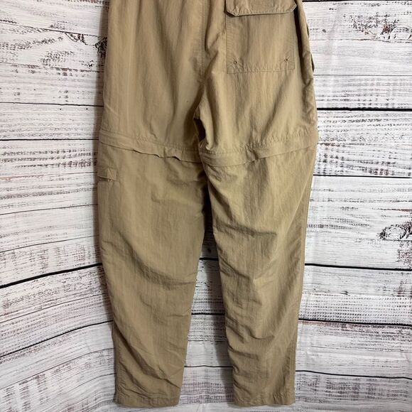Royal Robbins Pants Womens Size 8 Khaki Nylon Cargo Convertible Hiking Outdoors - Picture 4 of 13